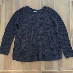 Sonoma - Cable Knit Charcoal Sweater